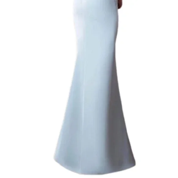 NWT Alexander by Daymor 1576 Beaded Formal Gown Daiquiri Ice Size 8 - Picture 4 of 6